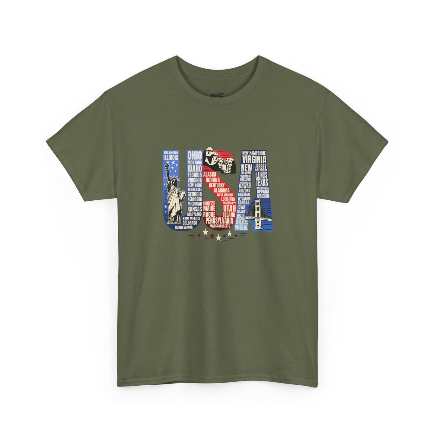 USA States Name T-Shirt