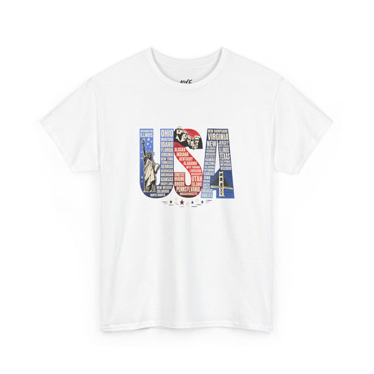 USA States Name T-Shirt