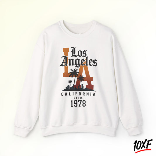 LA Vintage Style Crewneck Sweatshirt