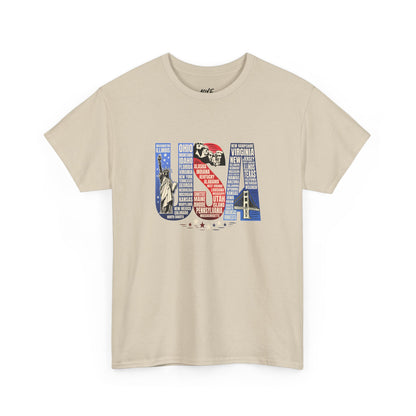 USA States Name T-Shirt
