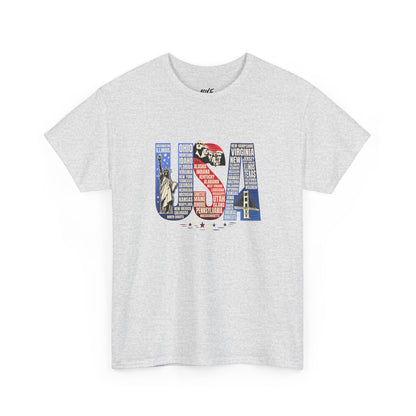USA States Name T-Shirt