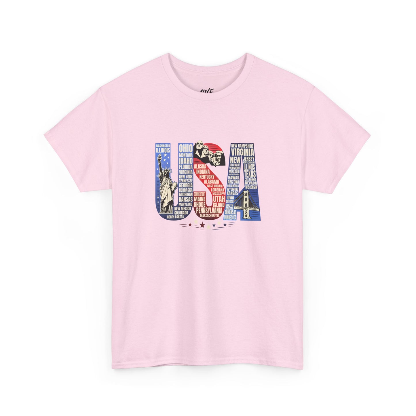 USA States Name T-Shirt