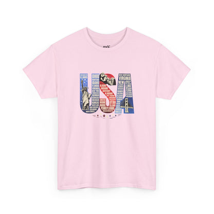 USA States Name T-Shirt