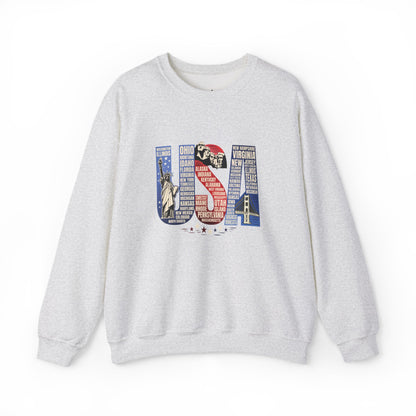 USA States Name Sweatshirt