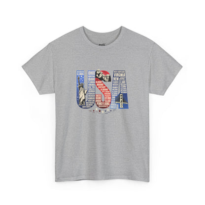USA States Name T-Shirt
