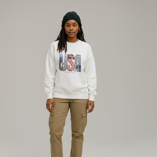 USA States Name Sweatshirt